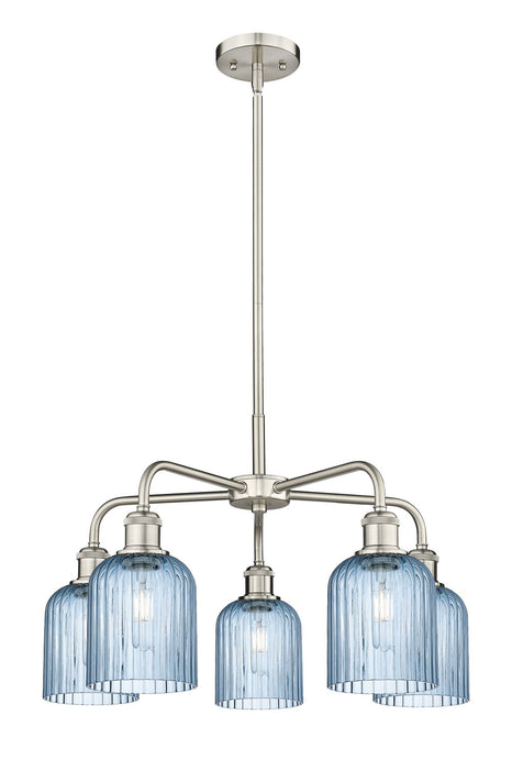 Innovations 516-5CR-SN-G559-5BL Five Light Chandelier, Satin Nickel