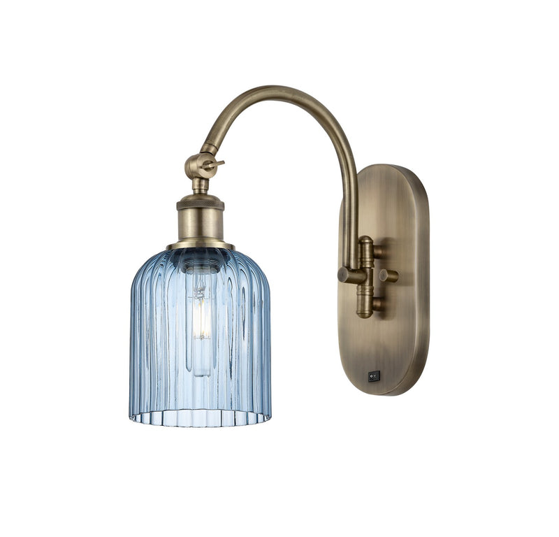 Innovations 518-1W-AB-G559-5BL One Light Wall Sconce, Antique Brass