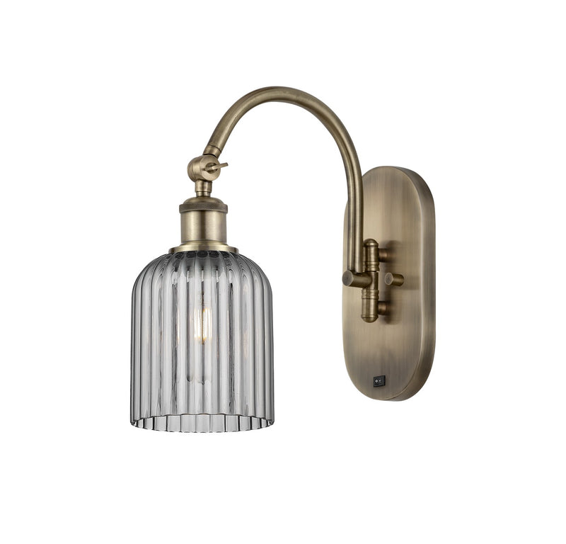 Innovations 518-1W-AB-G559-5SM One Light Wall Sconce, Antique Brass
