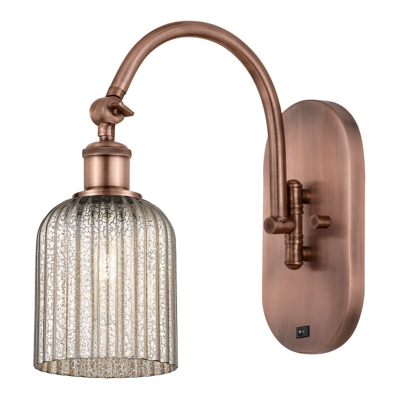 Innovations 518-1W-AC-G559-5ME One Light Wall Sconce, Antique Copper