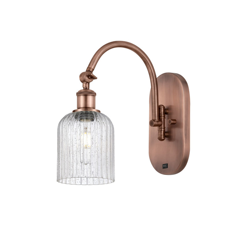 Innovations 518-1W-AC-G559-5SDY One Light Wall Sconce, Antique Copper