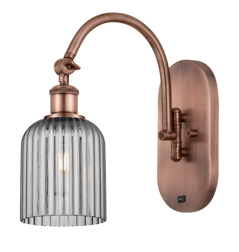 Innovations 518-1W-AC-G559-5SM One Light Wall Sconce, Antique Copper