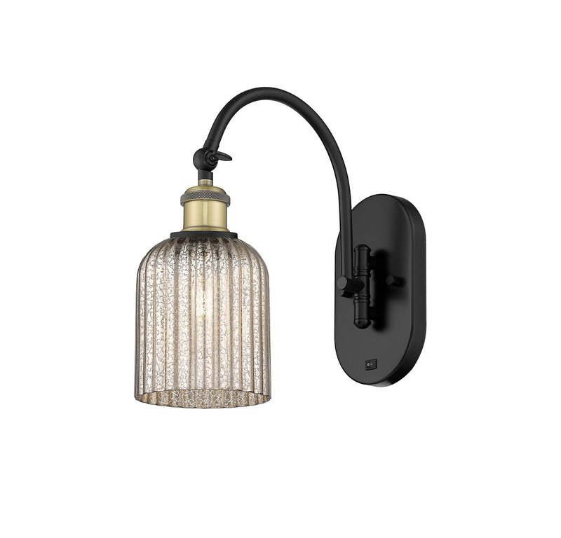 Innovations 518-1W-BAB-G559-5ME One Light Wall Sconce, Black Antique Brass