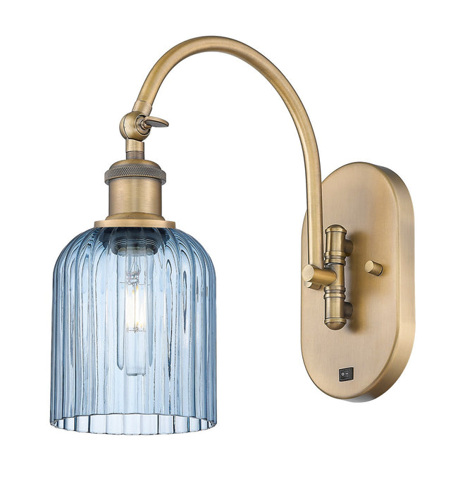 Innovations 518-1W-BB-G559-5BL One Light Wall Sconce, Brushed Brass