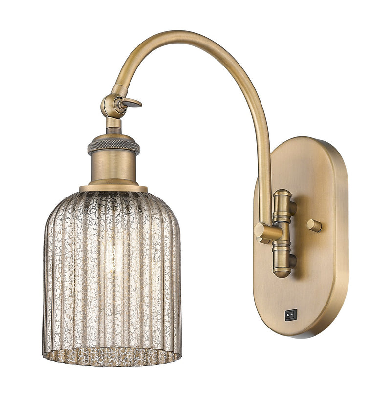Innovations 518-1W-BB-G559-5ME One Light Wall Sconce, Brushed Brass