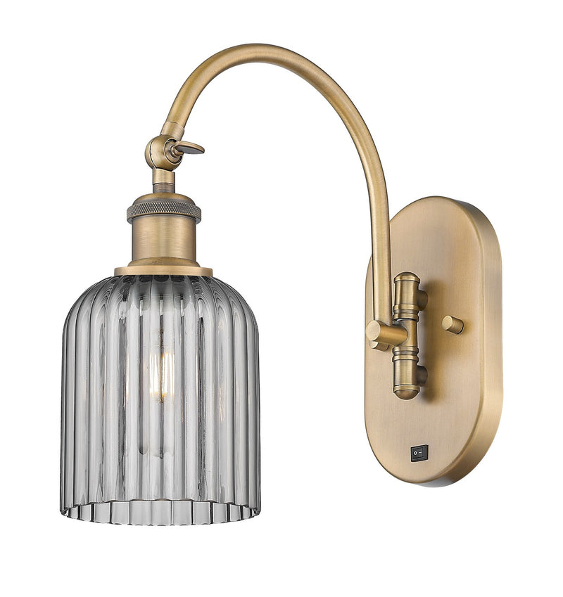 Innovations 518-1W-BB-G559-5SM One Light Wall Sconce, Brushed Brass