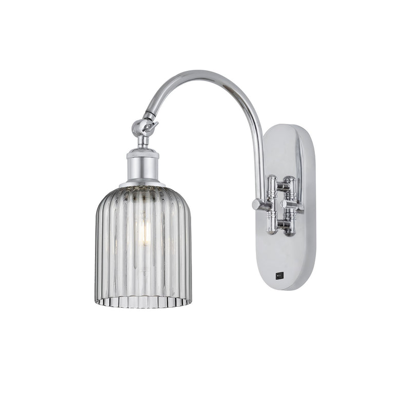 Innovations 518-1W-PC-G559-5SM One Light Wall Sconce, Polished Chrome