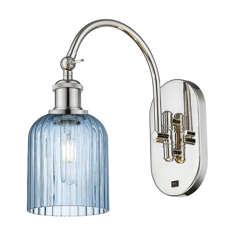 Innovations 518-1W-PN-G559-5BL One Light Wall Sconce, Polished Nickel