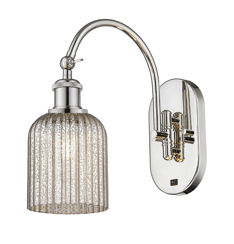 Innovations 518-1W-PN-G559-5ME One Light Wall Sconce, Polished Nickel