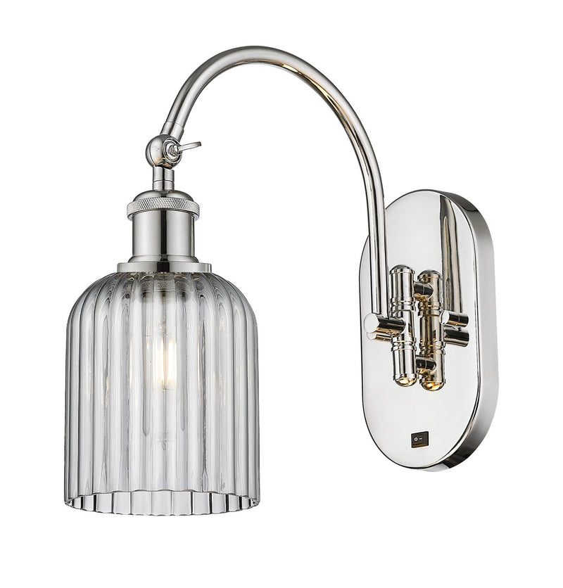 Innovations 518-1W-PN-G559-5SM One Light Wall Sconce, Polished Nickel