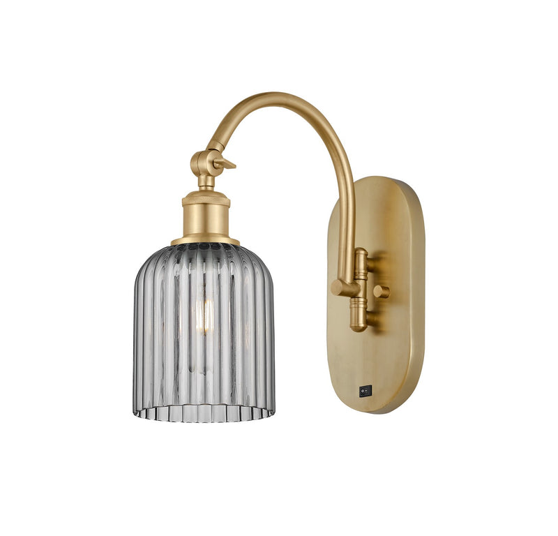 Innovations 518-1W-SG-G559-5SM One Light Wall Sconce, Satin Gold