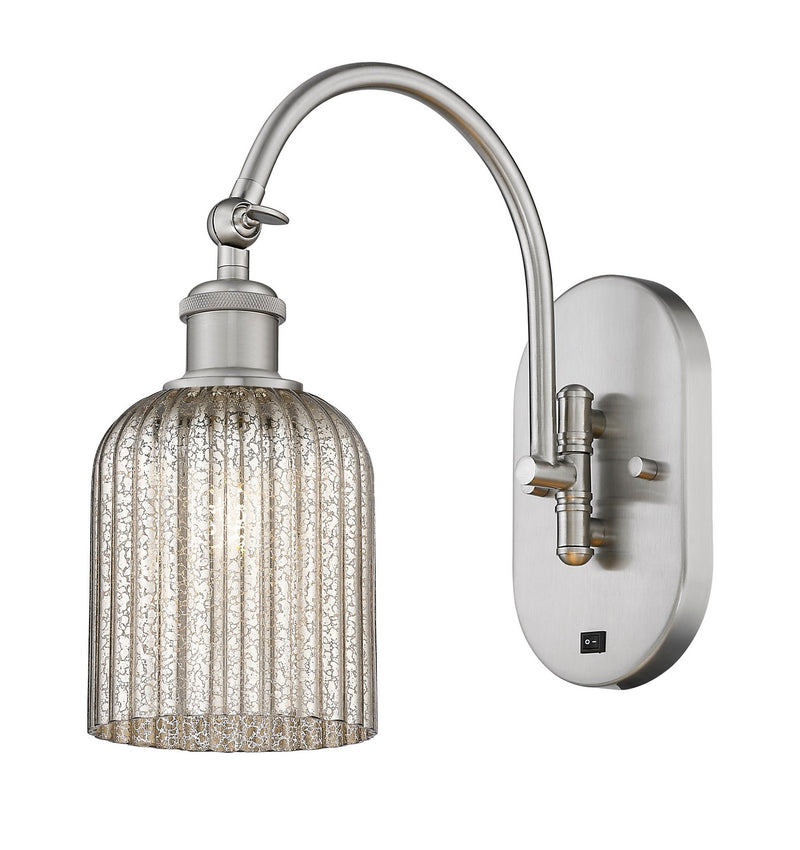 Innovations 518-1W-SN-G559-5ME One Light Wall Sconce, Brushed Satin Nickel