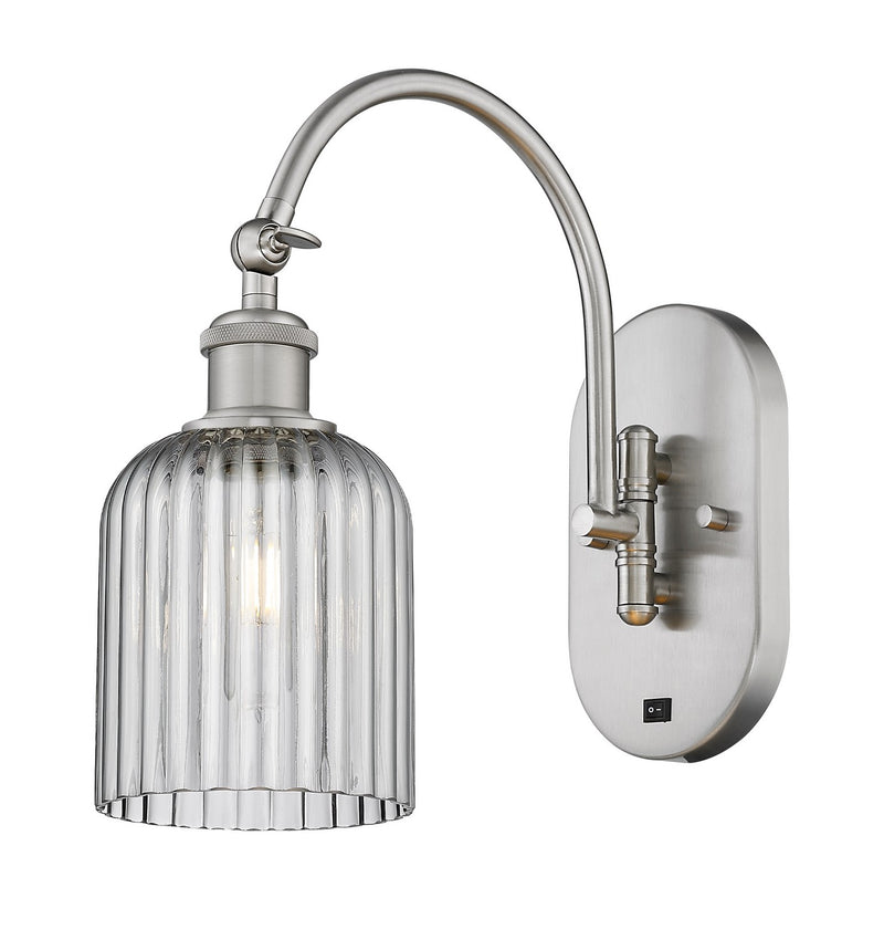 Innovations 518-1W-SN-G559-5SM One Light Wall Sconce, Brushed Satin Nickel