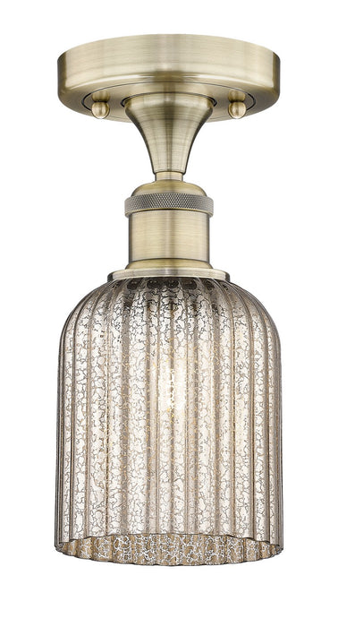 Innovations 616-1F-AB-G559-5ME One Light Semi-Flush Mount, Antique Brass