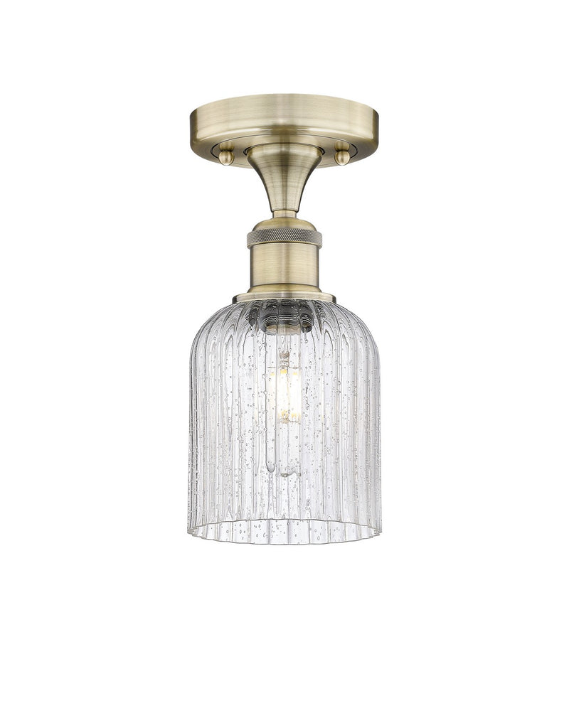 Innovations 616-1F-AB-G559-5SDY One Light Semi-Flush Mount, Antique Brass