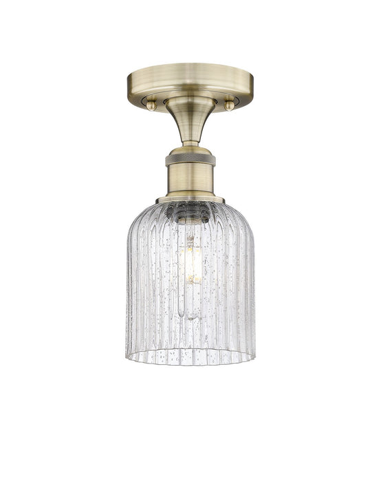 Innovations 616-1F-AB-G559-5SDY One Light Semi-Flush Mount, Antique Brass