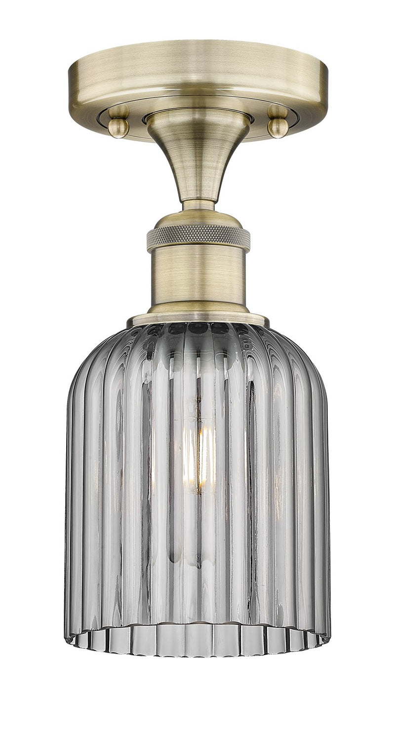 Innovations 616-1F-AB-G559-5SM One Light Semi-Flush Mount, Antique Brass