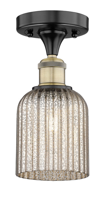 Innovations 616-1F-BAB-G559-5ME One Light Semi-Flush Mount, Black Antique Brass