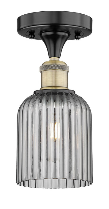 Innovations 616-1F-BAB-G559-5SM One Light Semi-Flush Mount, Black Antique Brass