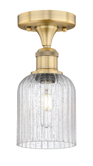 Innovations 616-1F-BB-G559-5SDY One Light Semi-Flush Mount, Brushed Brass