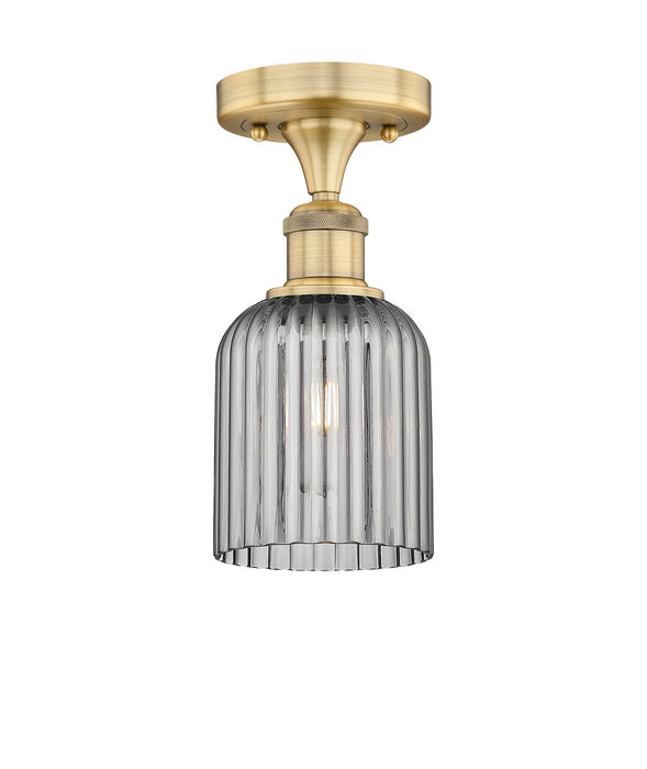 Innovations 616-1F-BB-G559-5SM One Light Semi-Flush Mount, Brushed Brass