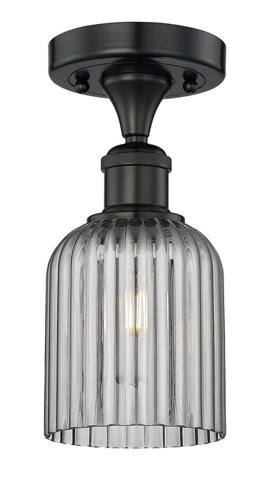 Innovations 616-1F-BK-G559-5SM One Light Semi-Flush Mount, Matte Black