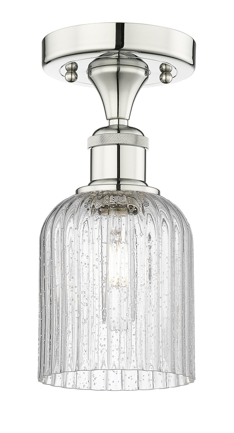 Innovations 616-1F-PN-G559-5SDY One Light Semi-Flush Mount, Polished Nickel