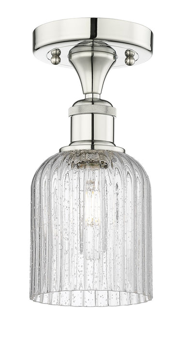 Innovations 616-1F-PN-G559-5SDY One Light Semi-Flush Mount, Polished Nickel