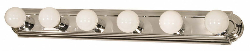 Nuvo Lighting 60-298 Six Light Vanity, Polished Chrome