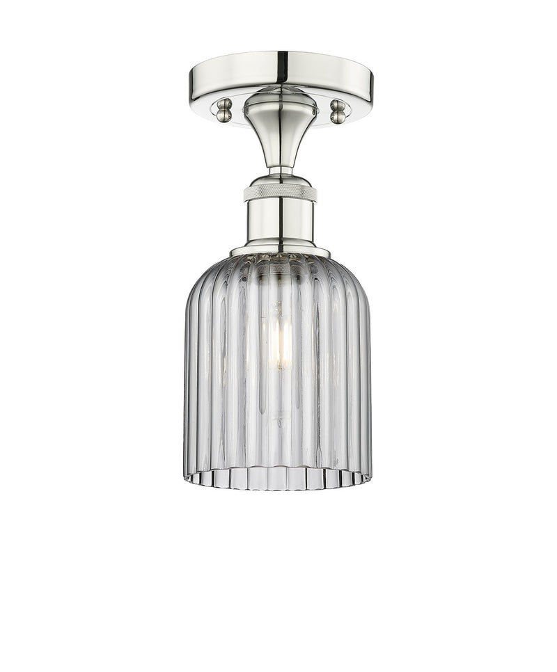 Innovations 616-1F-PN-G559-5SM One Light Semi-Flush Mount, Polished Nickel
