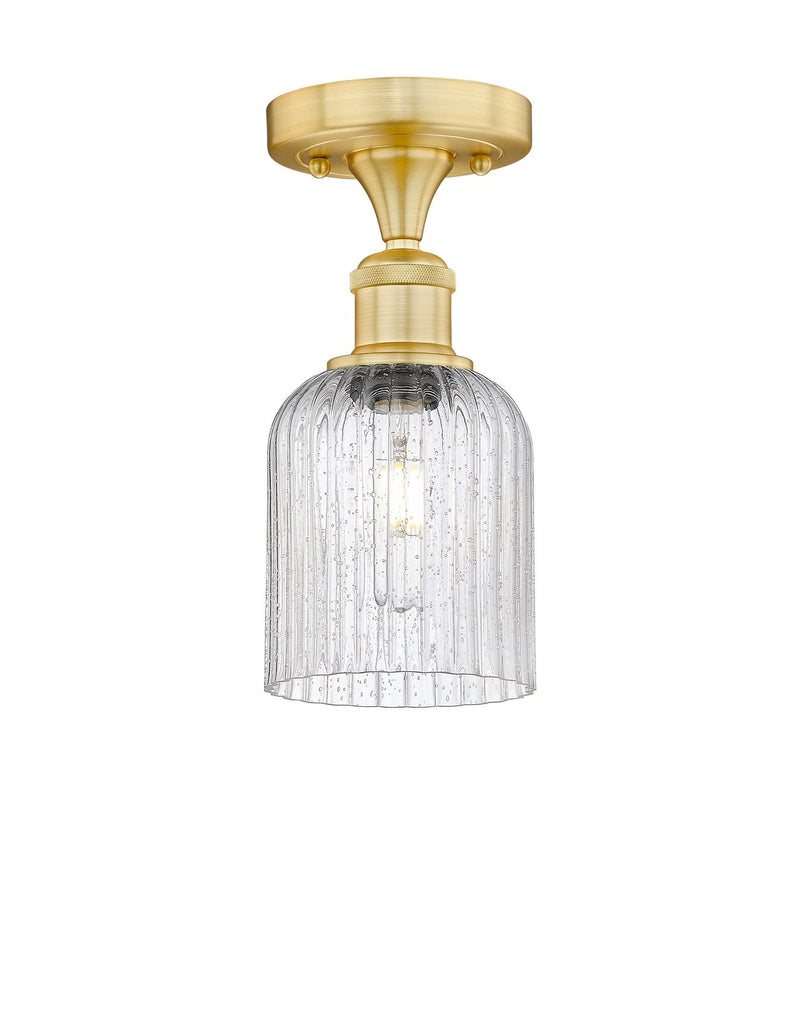 Innovations 616-1F-SG-G559-5SDY One Light Semi-Flush Mount, Satin Gold