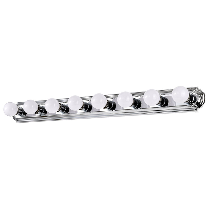 Nuvo Lighting 60-299 Eight Light Vanity, Polished Chrome