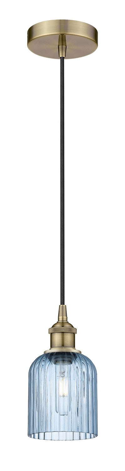 Innovations 616-1P-AB-G559-5BL One Light Mini Pendant, Antique Brass