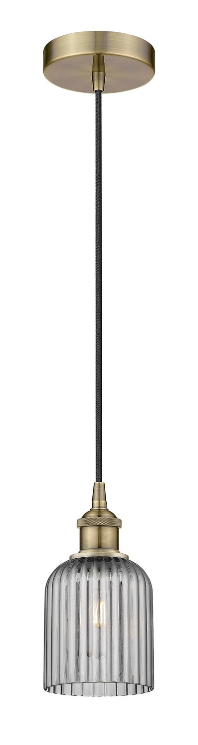 Innovations 616-1P-AB-G559-5SM One Light Mini Pendant, Antique Brass