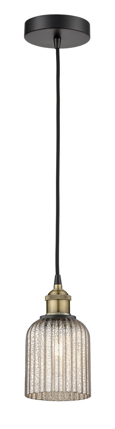 Innovations 616-1P-BAB-G559-5ME One Light Mini Pendant, Black Antique Brass