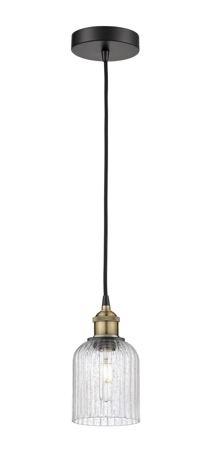Innovations 616-1P-BAB-G559-5SDY One Light Mini Pendant, Black Antique Brass