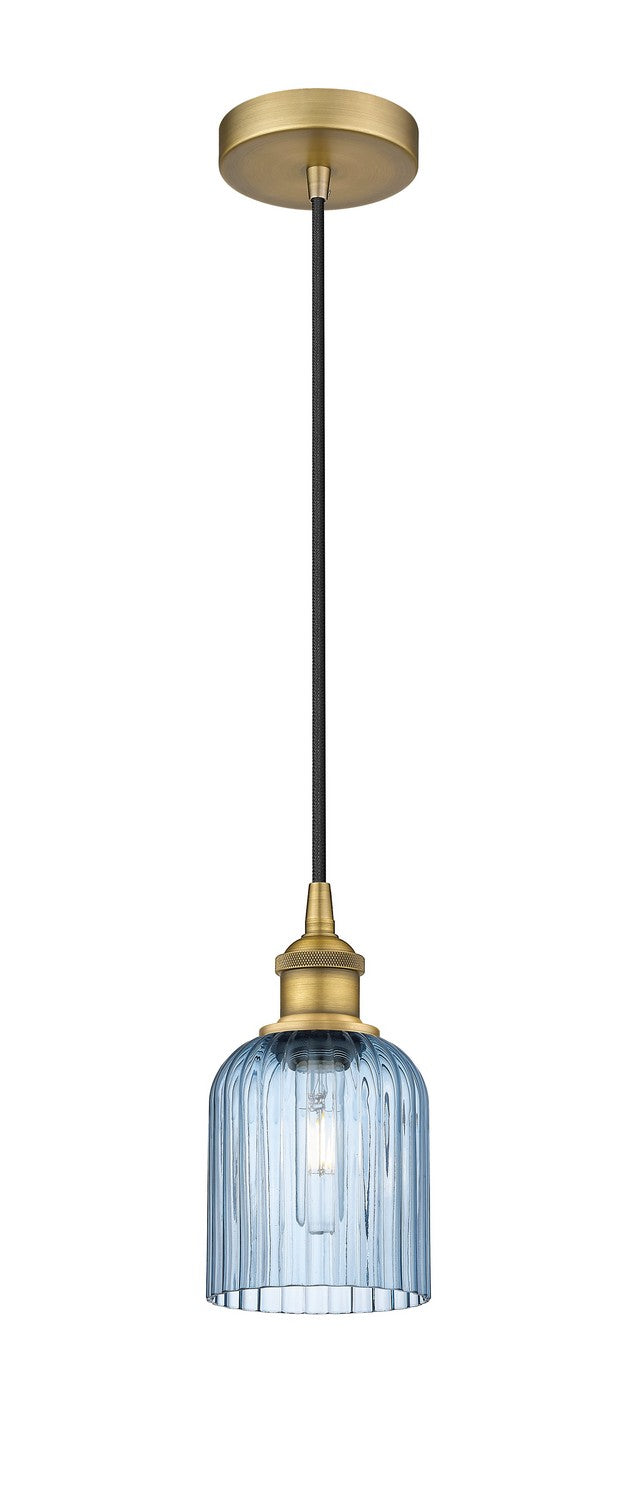 Innovations 616-1P-BB-G559-5BL One Light Mini Pendant, Brushed Brass