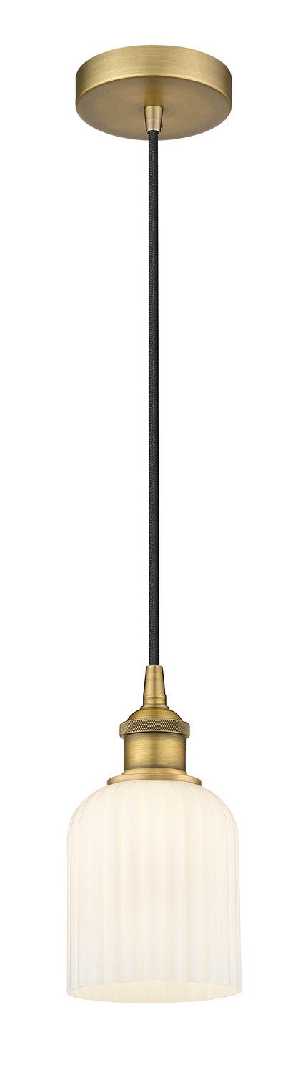 Innovations 616-1P-BB-G559-5GWH One Light Mini Pendant, Brushed Brass