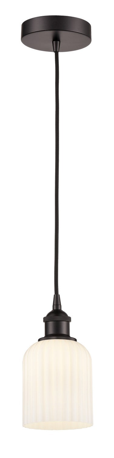 Innovations 616-1P-OB-G559-5GWH One Light Mini Pendant, Oil Rubbed Bronze