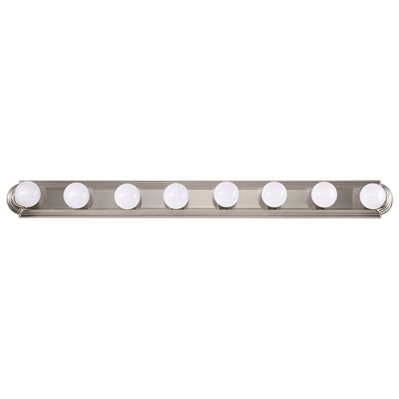 Nuvo Lighting 60-303 Eight Light Vanity, Brushed Nickel
