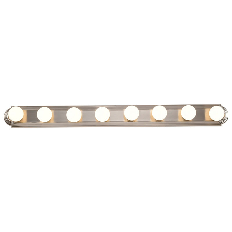 Nuvo Lighting 60-303 Eight Light Vanity, Brushed Nickel