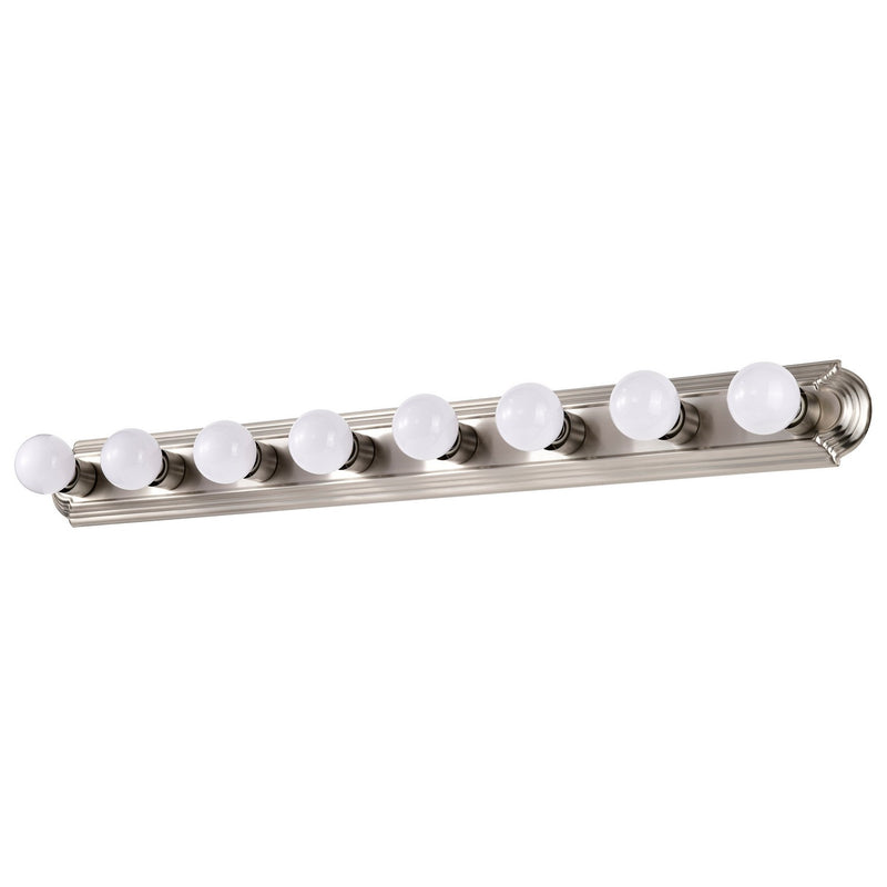 Nuvo Lighting 60-303 Eight Light Vanity, Brushed Nickel