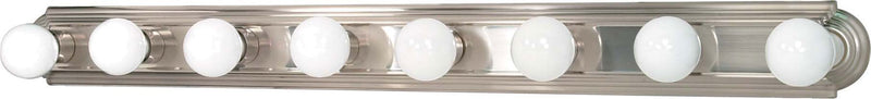 Nuvo Lighting 60-303 Eight Light Vanity, Brushed Nickel