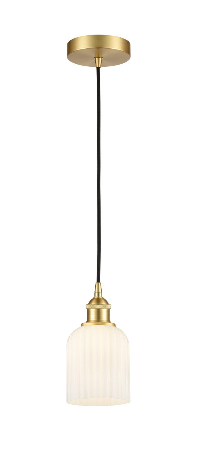 Innovations 616-1P-SG-G559-5GWH One Light Mini Pendant, Satin Gold