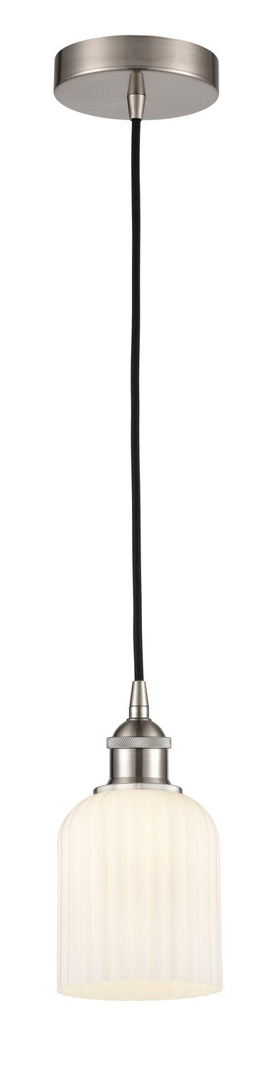 Innovations 616-1P-SN-G559-5GWH One Light Mini Pendant, Brushed Satin Nickel