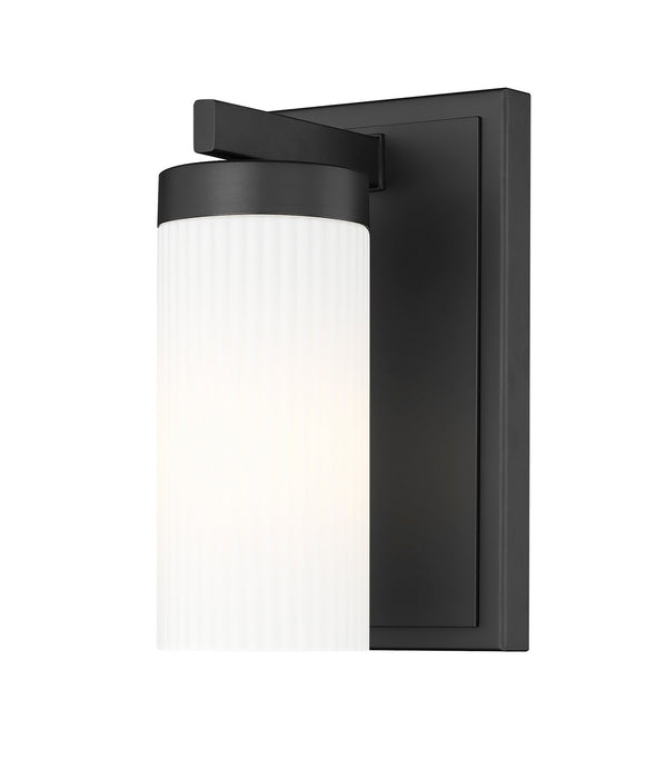 Z-Lite 3044-1S-MB One Light Wall Sconce, Matte Black