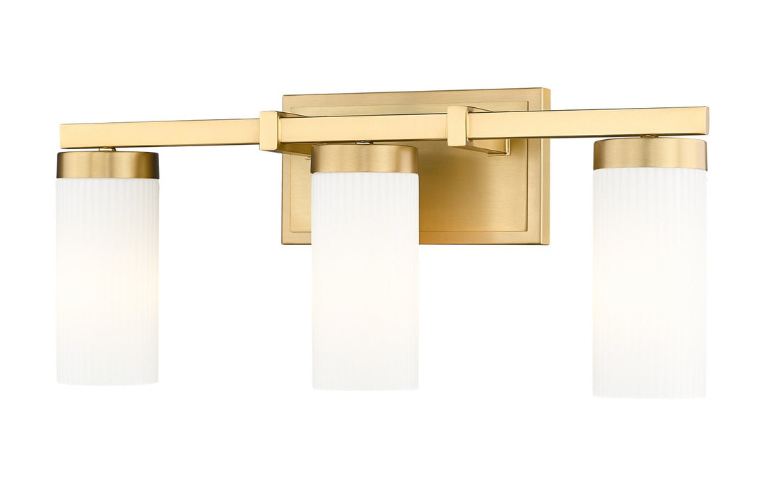 Z-Lite 3044-3V-MGLD Three Light Vanity, Modern Gold