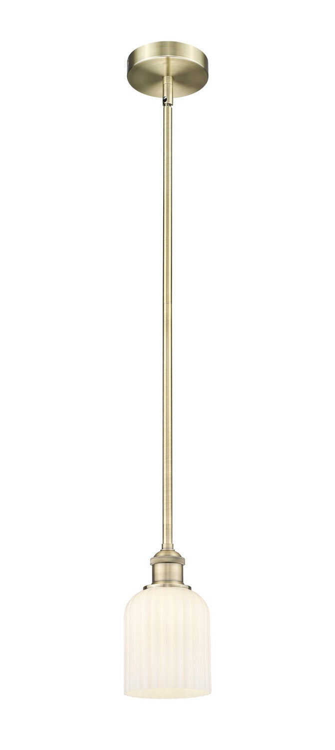 Innovations 616-1S-AB-G559-5GWH One Light Mini Pendant, Antique Brass