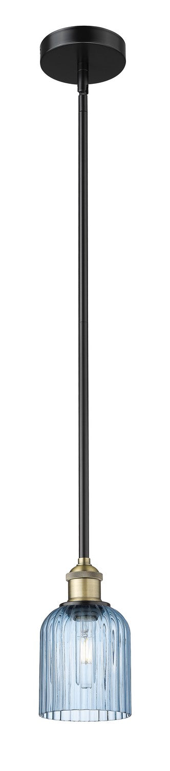 Innovations 616-1S-BAB-G559-5BL One Light Mini Pendant, Black Antique Brass