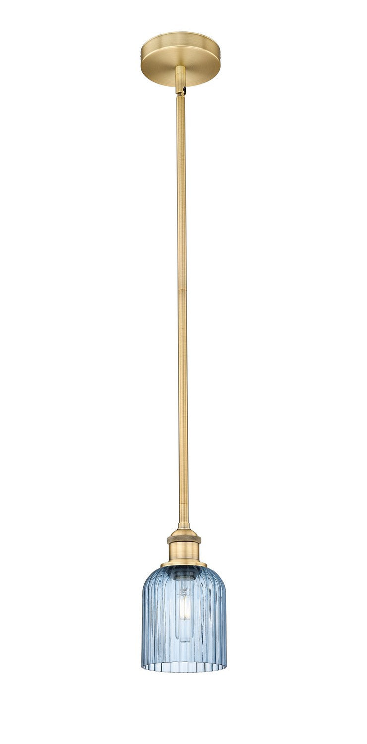 Innovations 616-1S-BB-G559-5BL One Light Mini Pendant, Brushed Brass